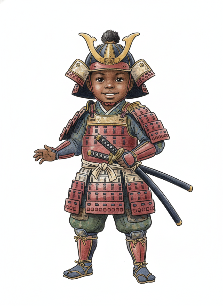 Anthony the Brave Samurai - Gentle Pencil