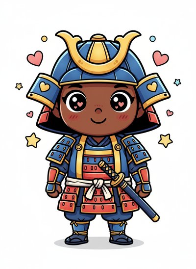 My Little Samurai Hero 🌸 - Kawaii Cute
