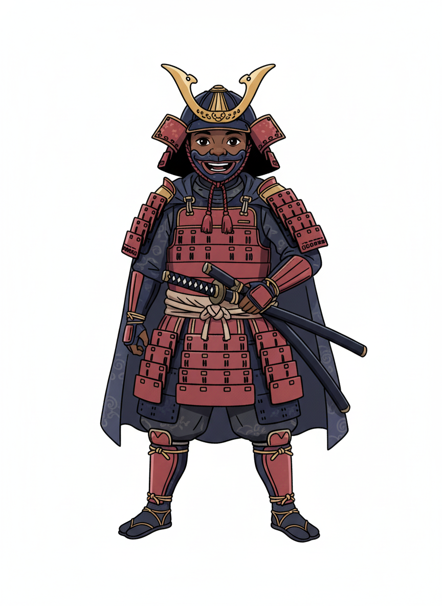 Anthony the Brave Samurai - Minimalist