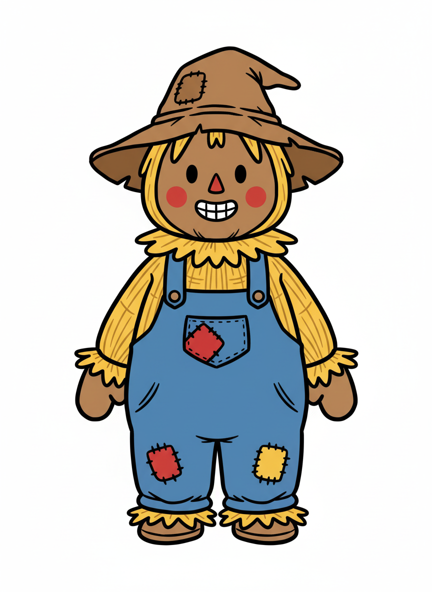 Scarecrow Anthony - Preschool Simple