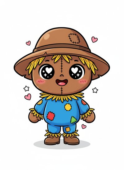 My Little Scarecrow Adventure 🌾 - Kawaii Cute