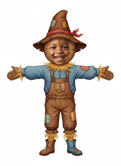 My Little Scarecrow Adventure 🌾 - Vintage Storybook