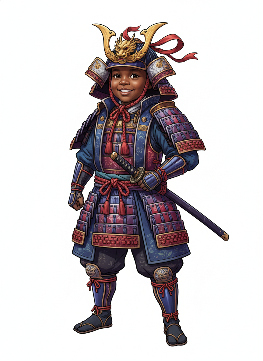 Anthony the Brave Samurai - Fairy Tale Classic