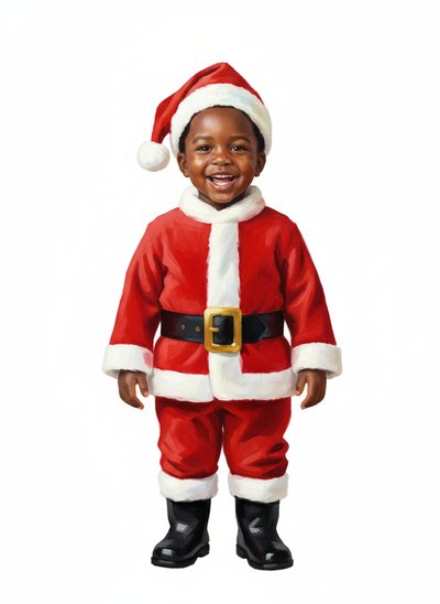 My Baby's Santa Adventures 🎅 - Impressionist Painting