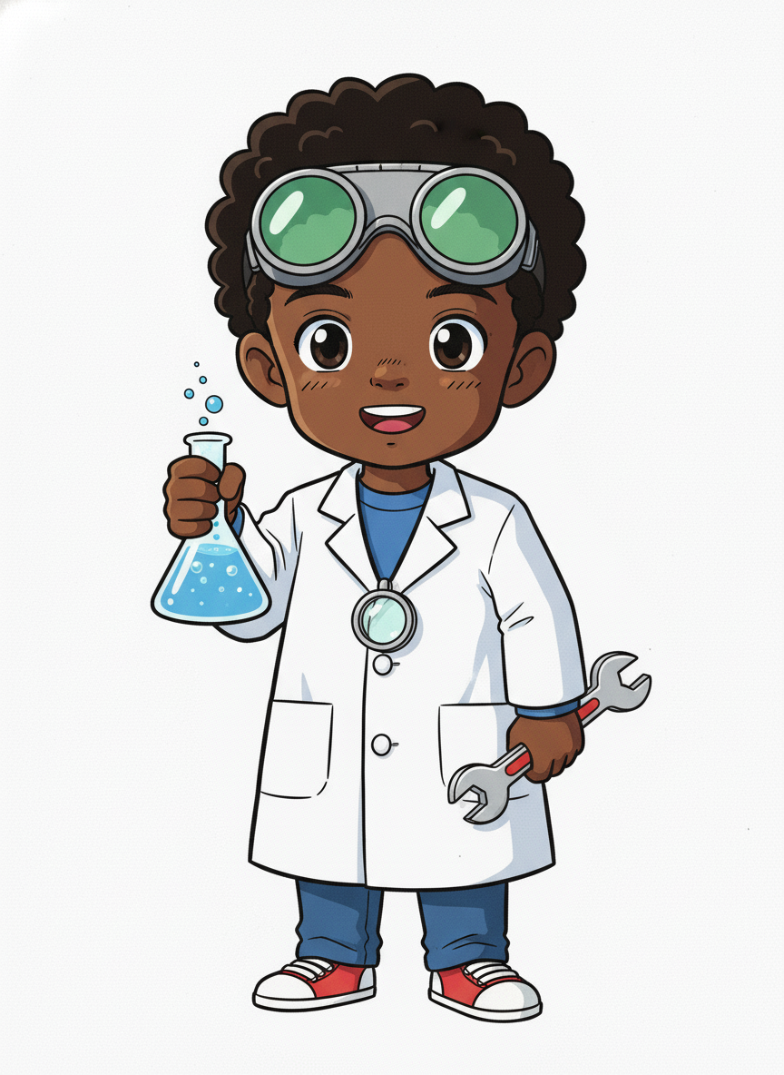 Anthony the Little Lab Whiz - Classic Anime