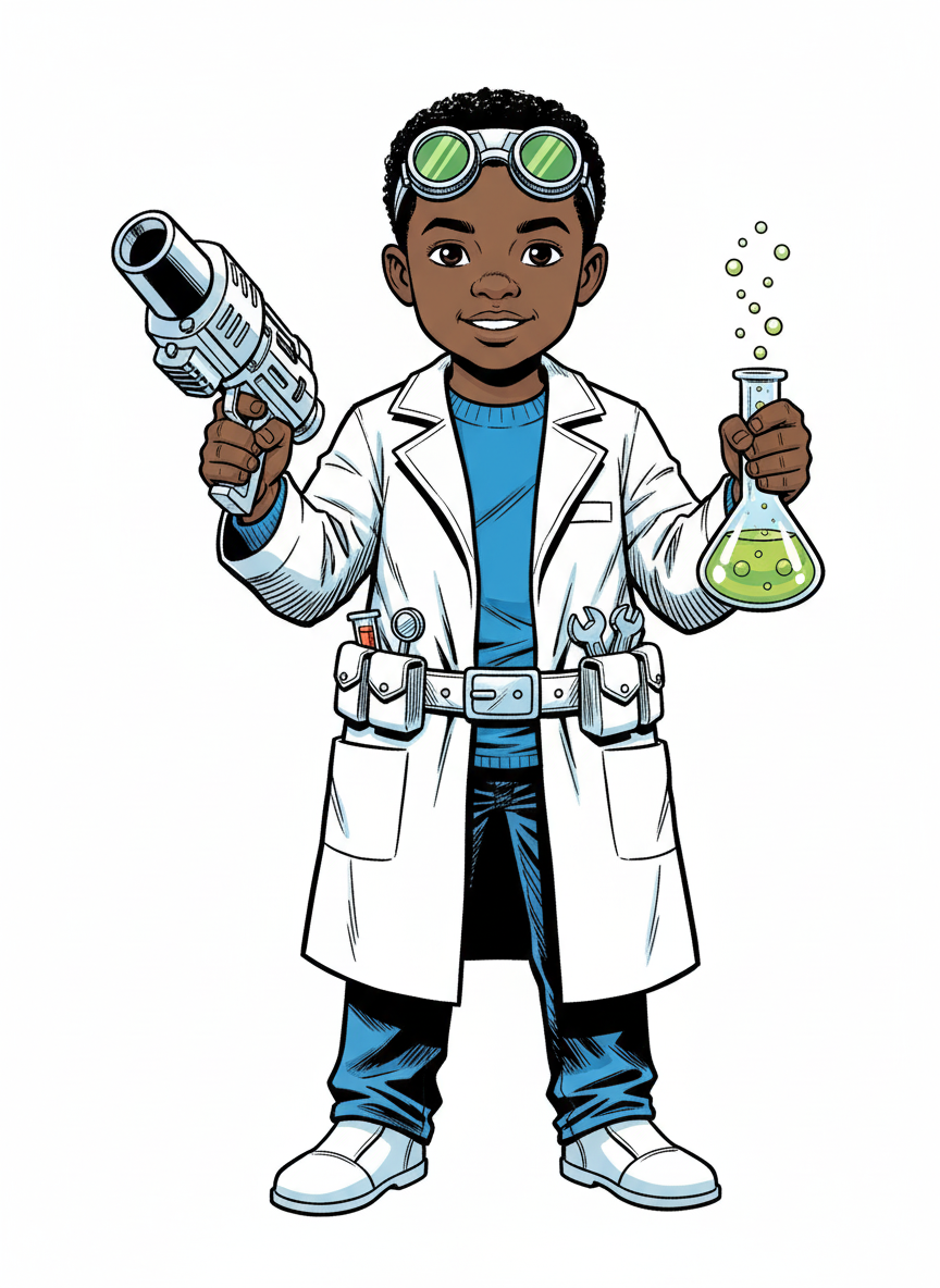 Anthony the Little Lab Whiz - Comic Book