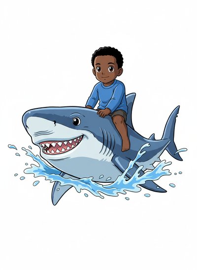 Anthony's Sharky Adventures 🦈 - Classic Anime