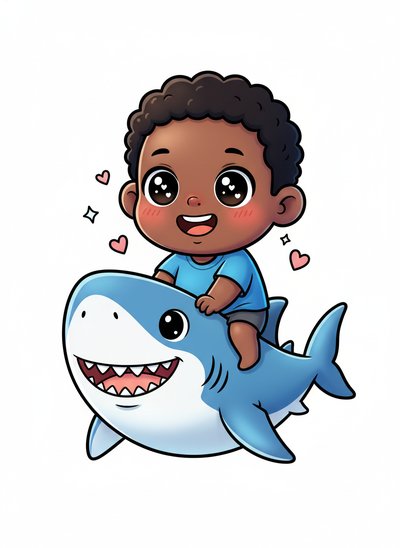 Anthony's Sharky Adventures 🦈 - Kawaii Cute