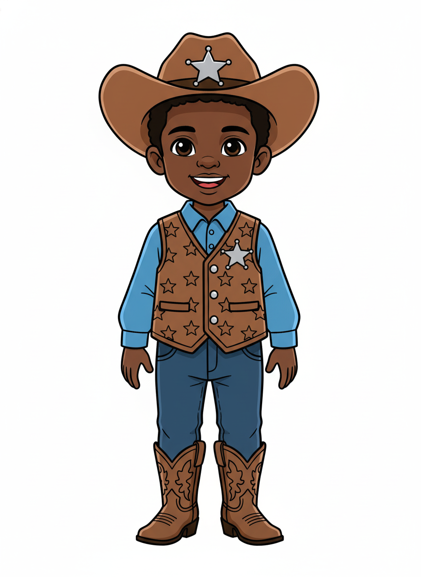 Sheriff Anthony - Classic Coloring Book