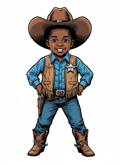 My Baby as a Sheriff 🤠 - Comic Book