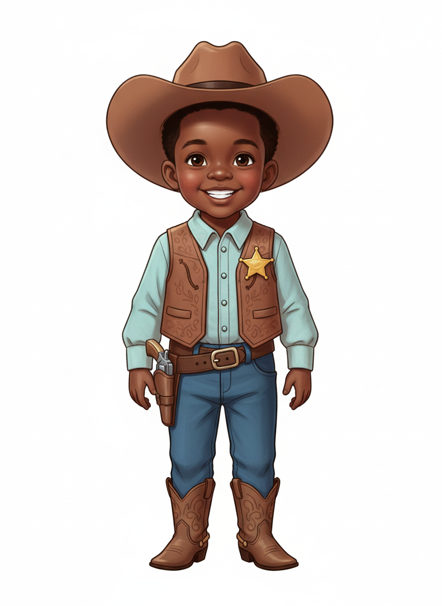 Sheriff Anthony - Vintage Storybook
