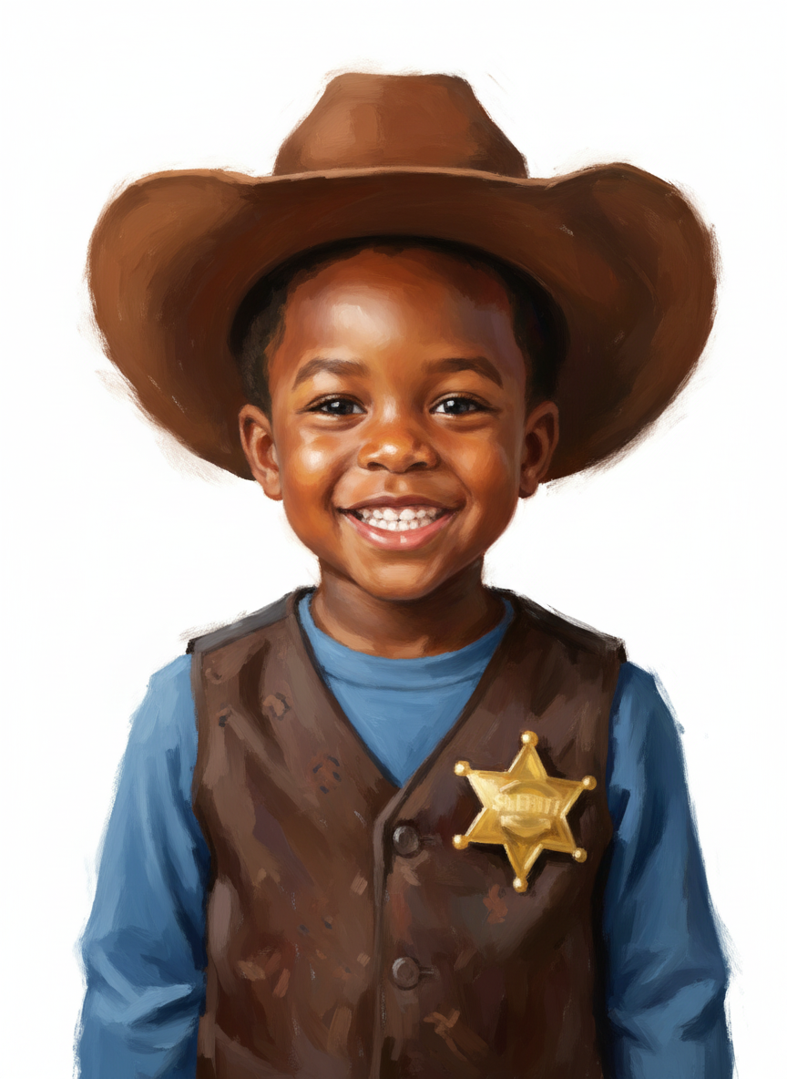 Sheriff Anthony - Impressionist Painting