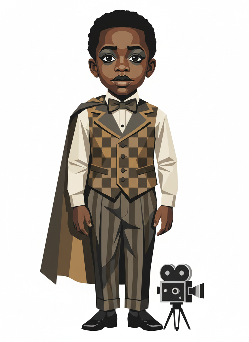 Silent Star Anthony - Cubist Painting