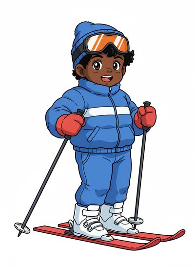 Anthony's Snowy Adventures ⛷️ - Classic Anime