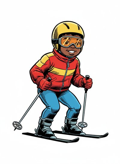 Anthony's Snowy Adventures ⛷️ - Comic Book