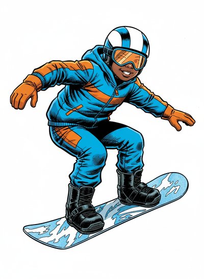 Anthony's Snowy Adventures ⛄️ - Comic Book