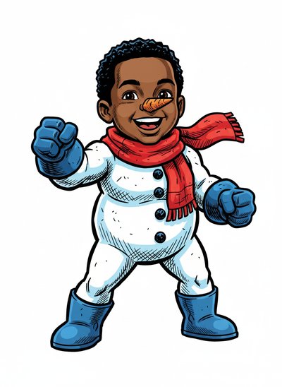 Anthony's Snowy Adventure ❄️ - Comic Book