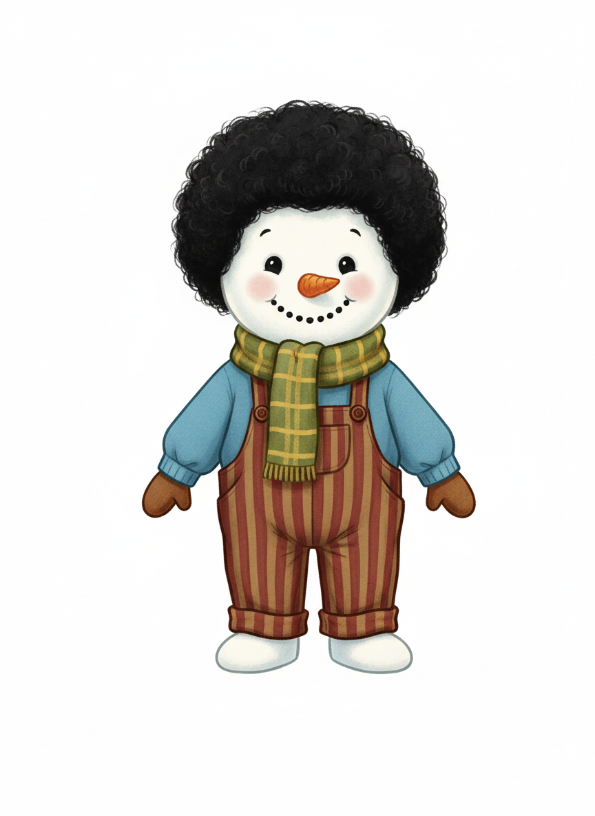 Snowman Anthony - Vintage Storybook