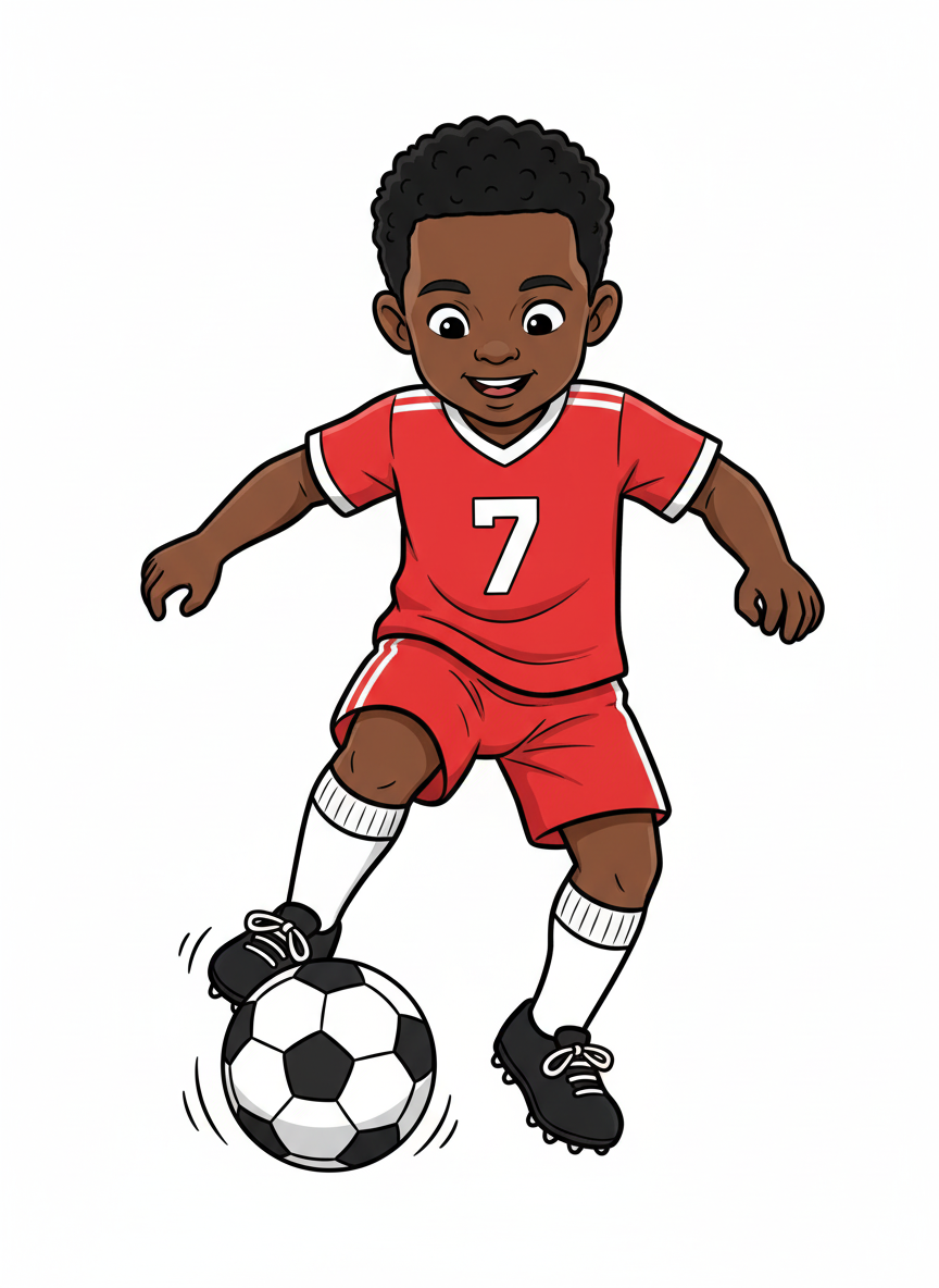 Anthony the Goal Kicker - Classic Coloring Book