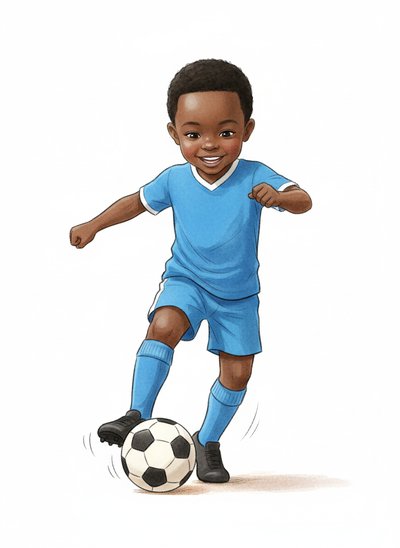 My Baby Soccer Star ⚽️ - Gentle Pencil