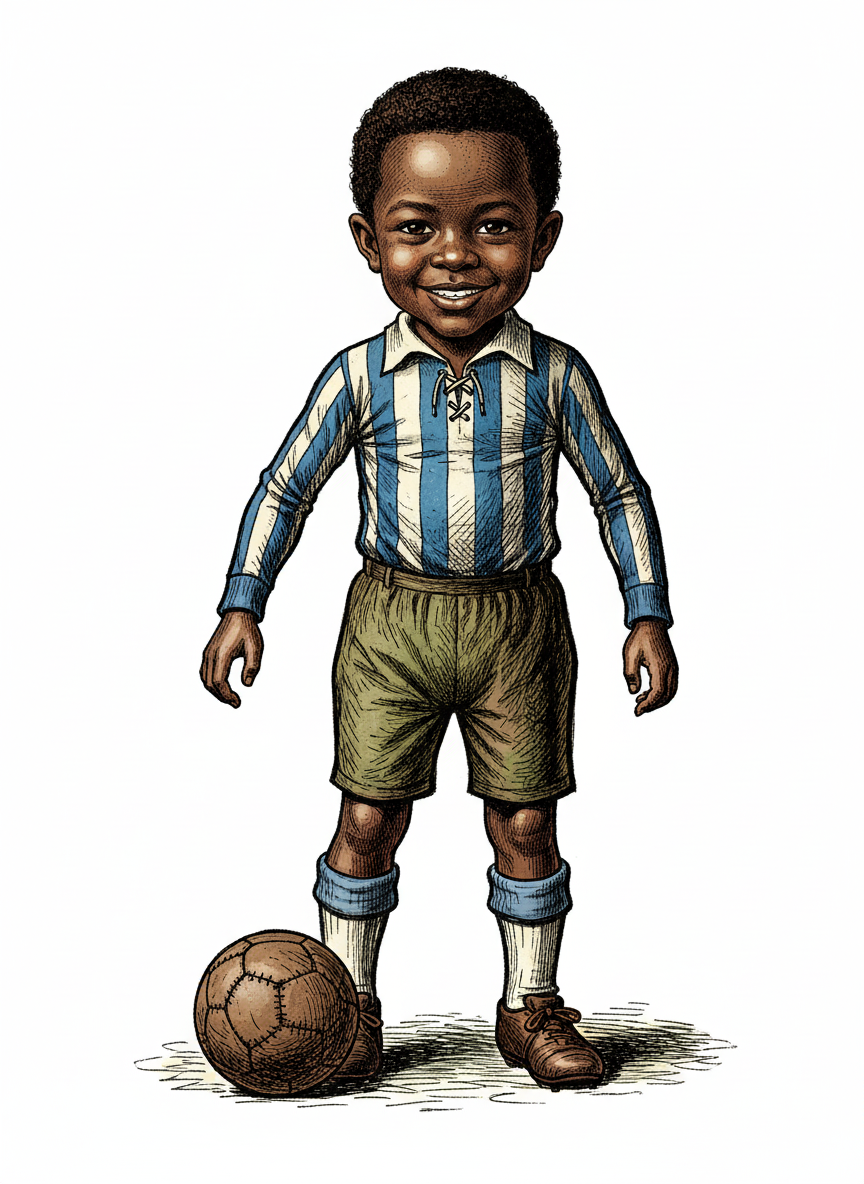 Anthony the Goal Kicker - Victorian Illustration