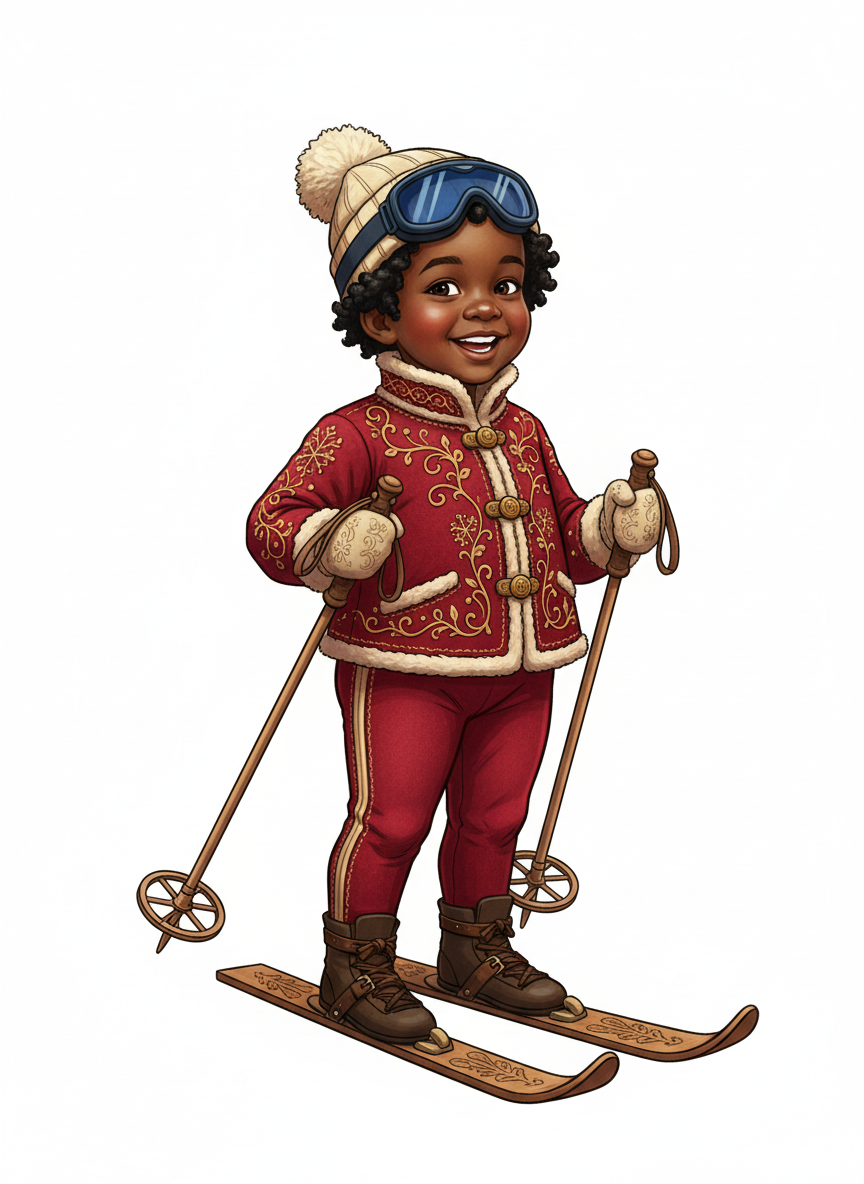 Anthony the Adorable Skier - Fairy Tale Classic