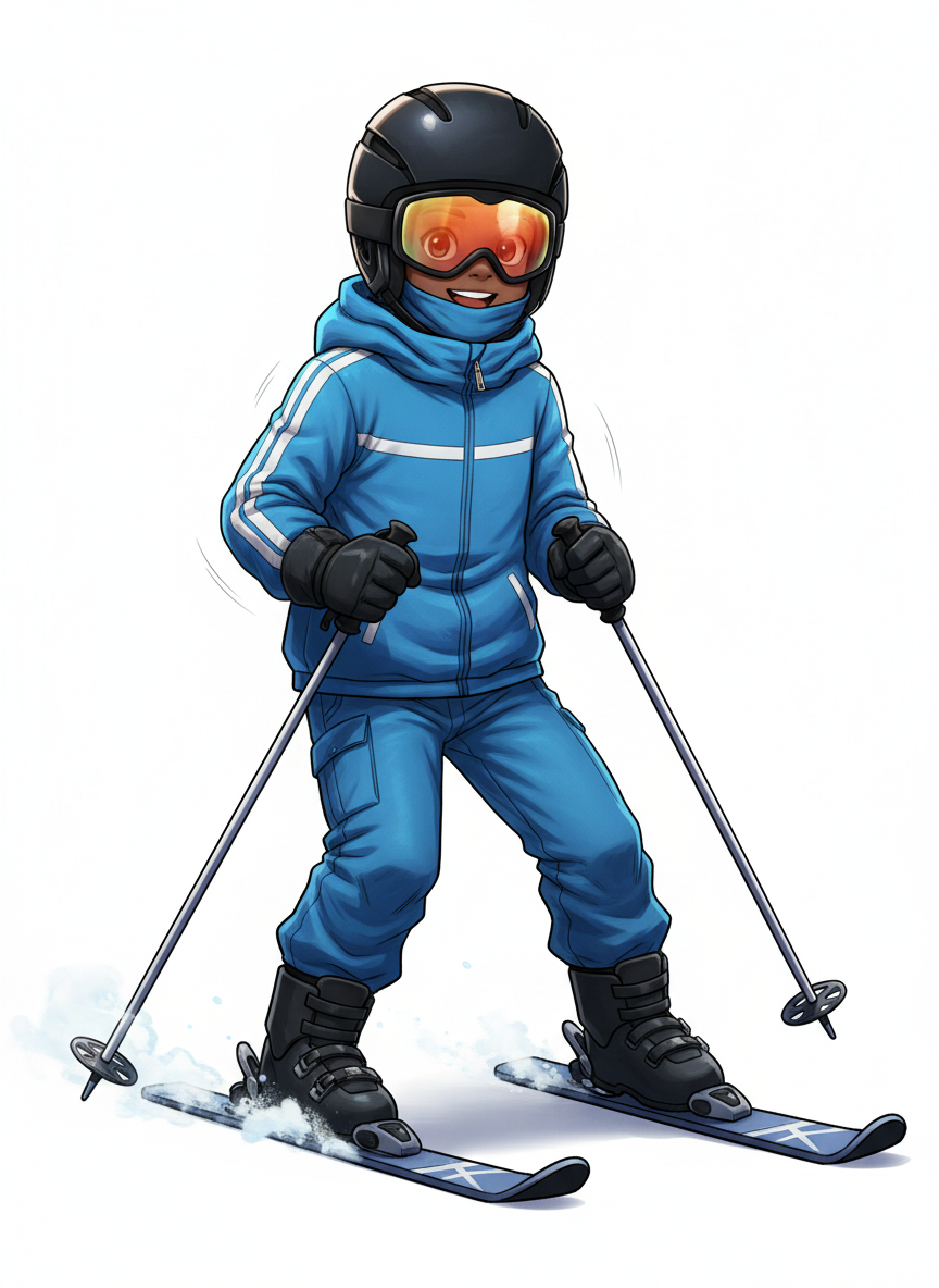 Anthony the Adorable Skier - Webtoon Anime