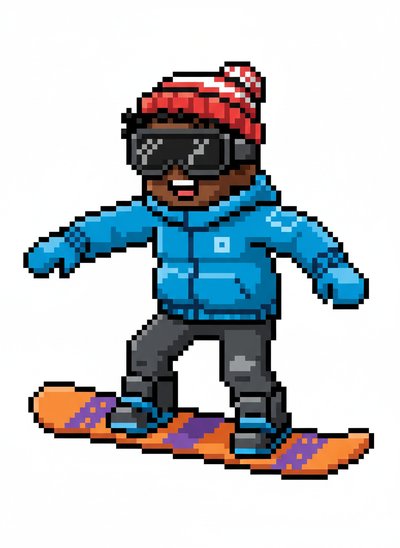 Anthony's Snowy Adventures ⛄️ - Pixel Art