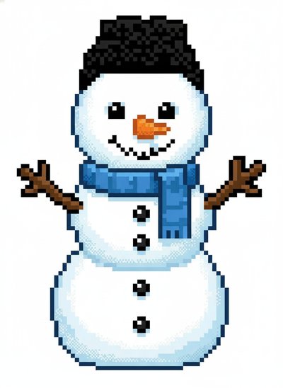 Anthony's Snowy Adventure ❄️ - Pixel Art