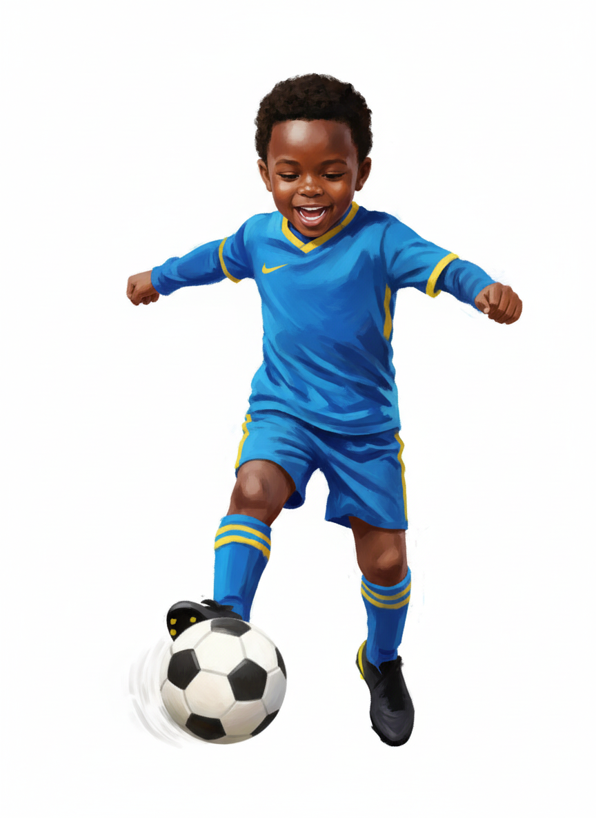 Anthony the Goal Kicker - Impressionist Painting