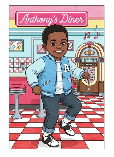 My Baby's Sock Hop Dreams - Classic Coloring Book