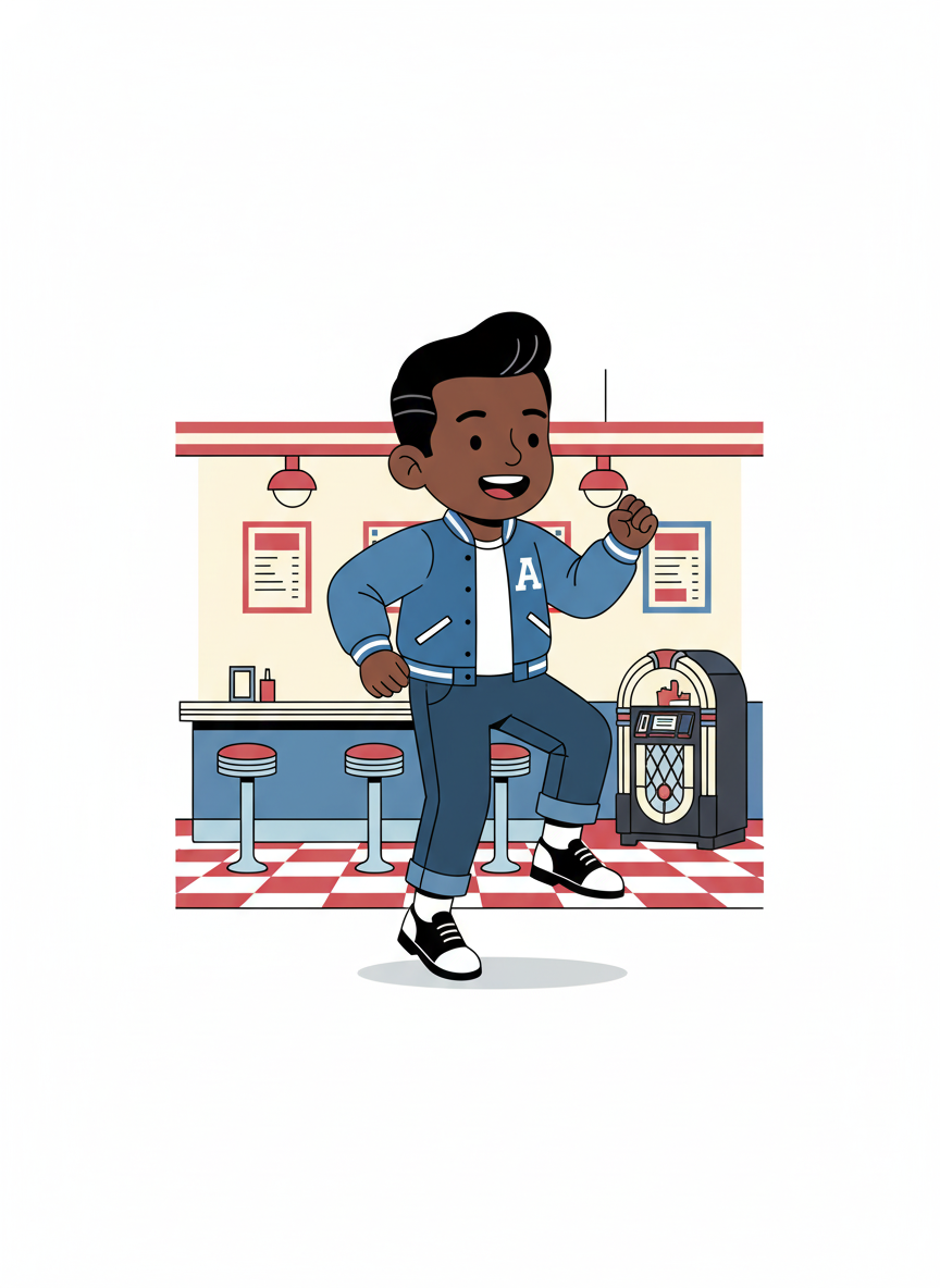 Anthony the Little Sock Hopper - Minimalist