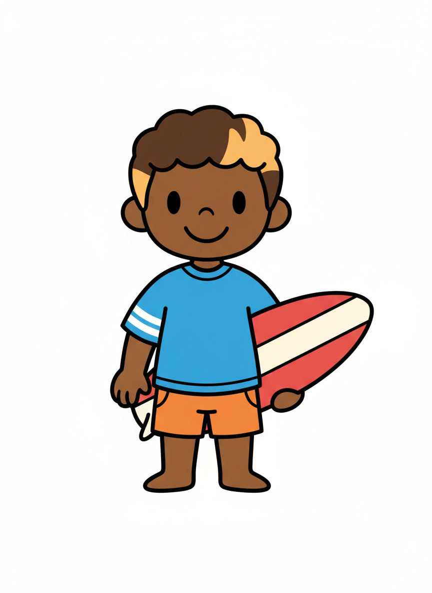 Wave Rider Anthony - Preschool Simple