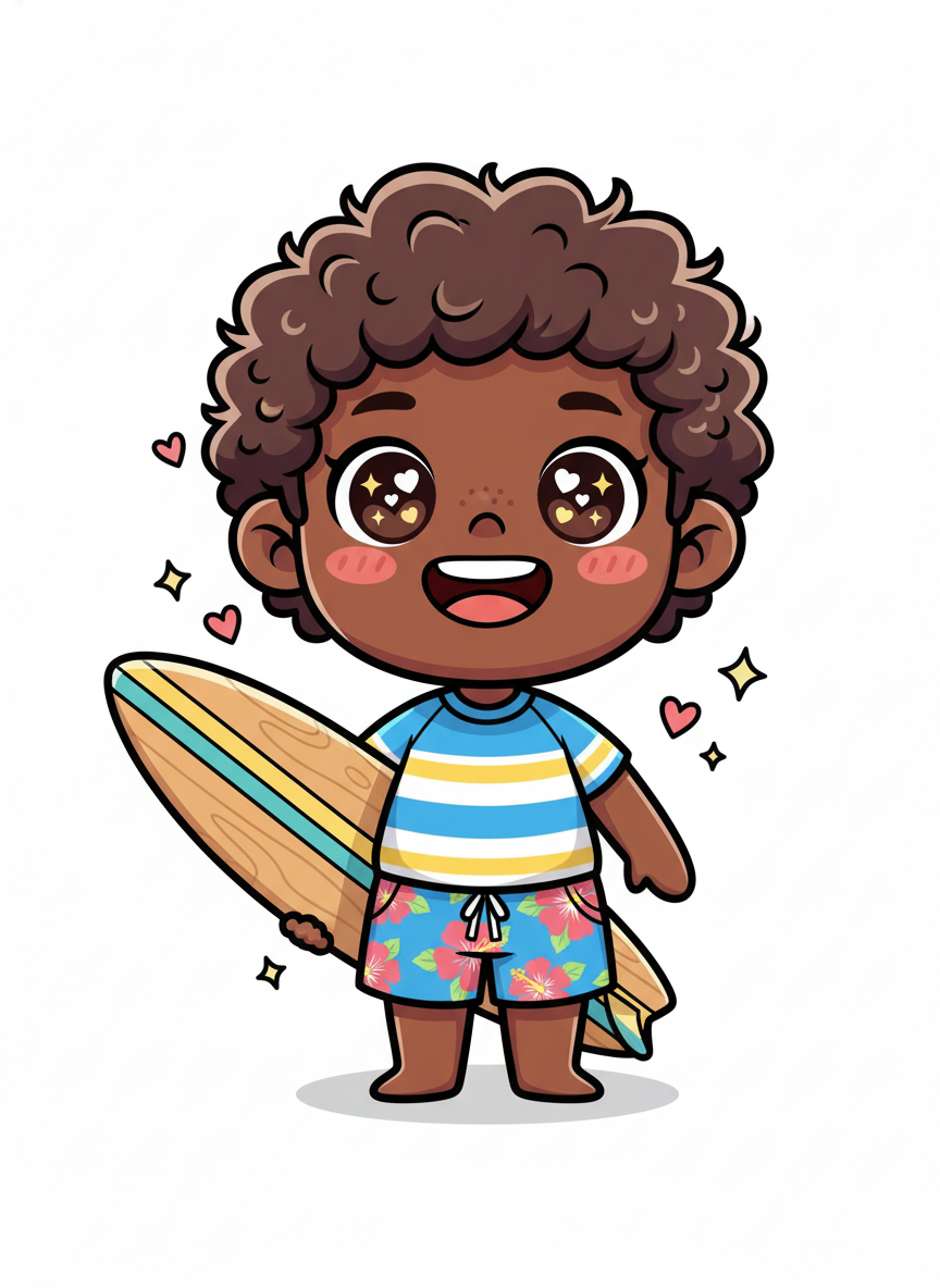 Wave Rider Anthony - Kawaii Cute