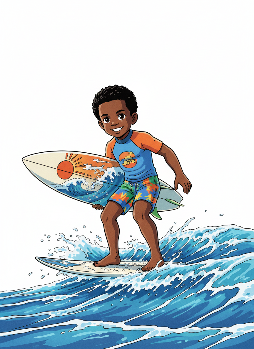 Surfer Anthony - Classic Anime