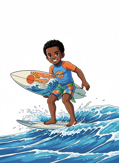 Anthony's Surfer Adventures 🌊 - Classic Anime