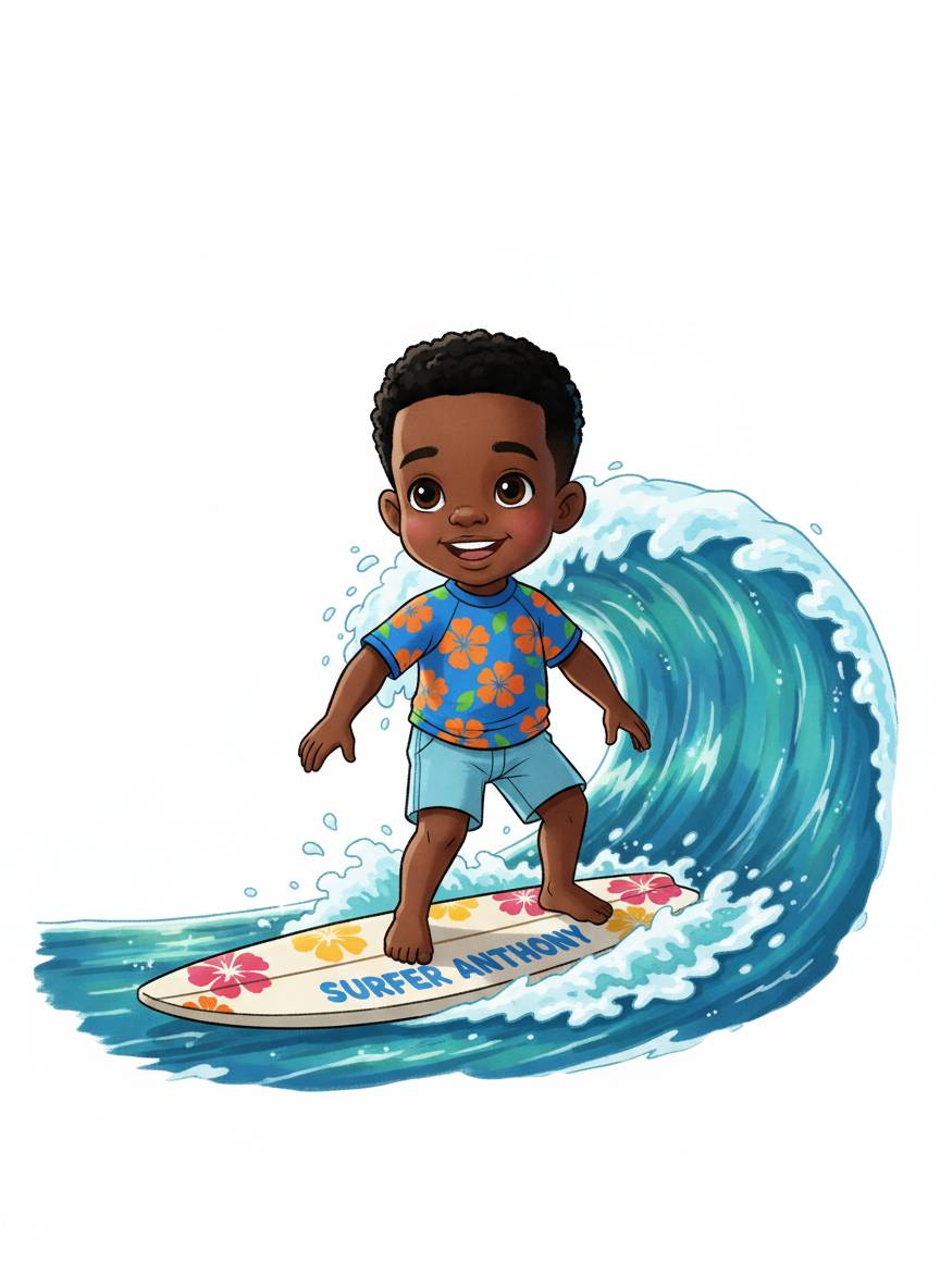 Surfer Anthony - Golden Age Animation