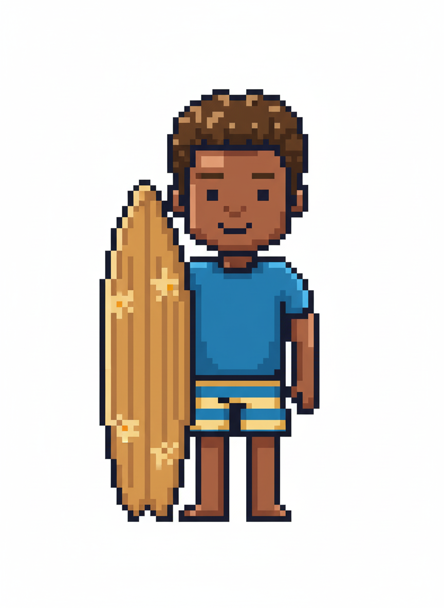 Wave Rider Anthony - Pixel Art