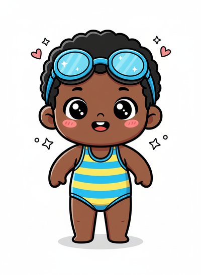 Anthony's Splashy Adventures 🌊 - Kawaii Cute