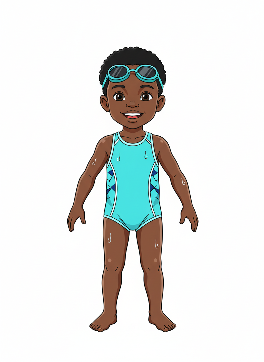 Anthony the Aqua Tot - Minimalist