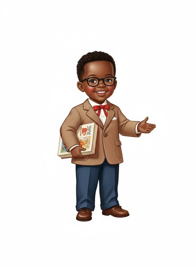 My Baby Boy's Teacher Tales 📚 - Vintage Storybook