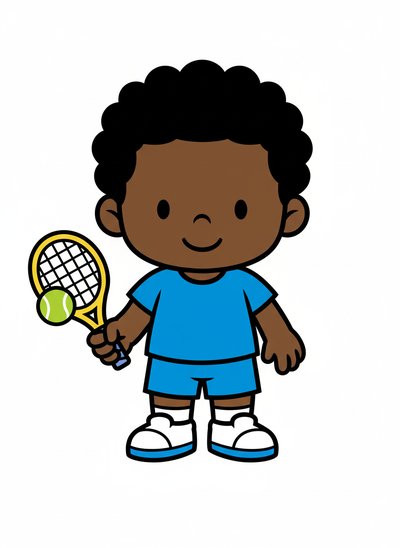My Sweet Tennis Champ 🎾 - Preschool Simple