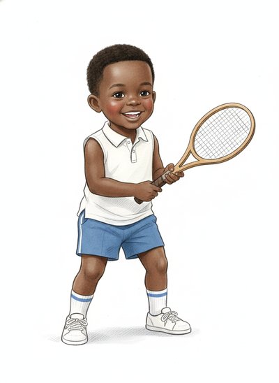 My Sweet Tennis Champ 🎾 - Gentle Pencil