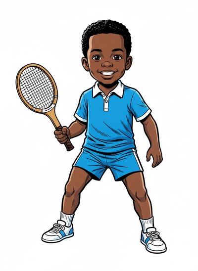 My Sweet Tennis Champ 🎾 - Comic Book