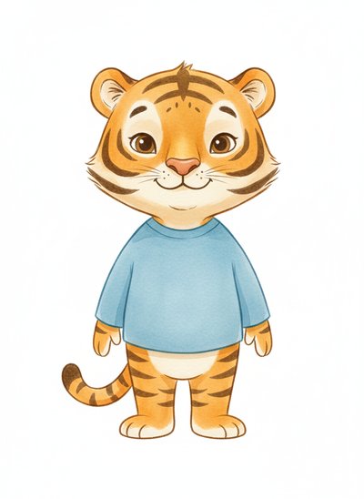 My Baby Tiger Adventure 🐯 - Gentle Pencil