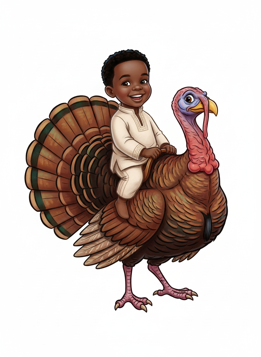 Anthony the Turkey Rider - Golden Age Animation