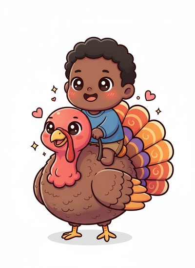 Anthony's Turkey Trot 🦃 - Kawaii Cute