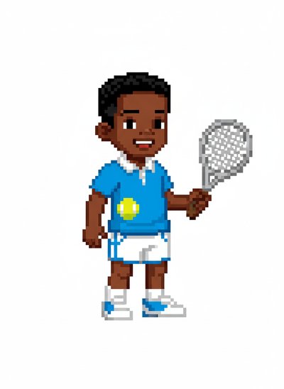 My Sweet Tennis Champ 🎾 - Pixel Art