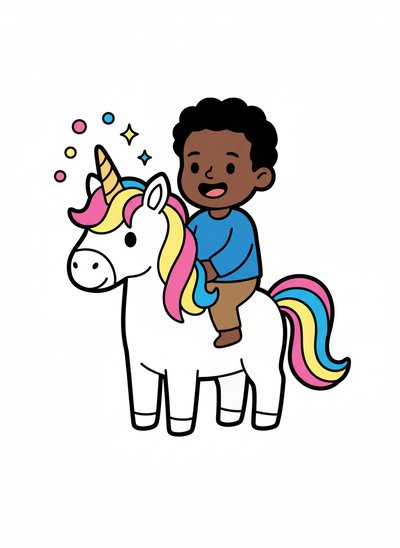 Anthony's Magical Unicorn Adventure 🌈 - Preschool Simple
