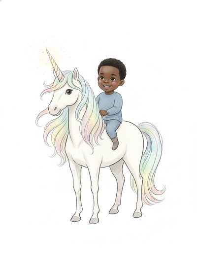 Anthony's Magical Unicorn Adventure 🌈 - Gentle Pencil